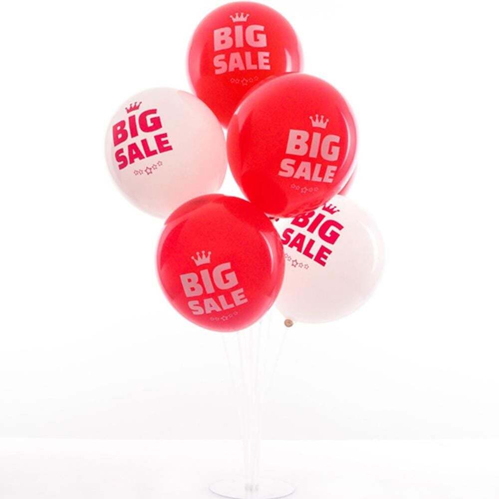 오너클랜 빅세일 인쇄풍선 70cm꽂이장식세트 파티풍선 깜짝행사