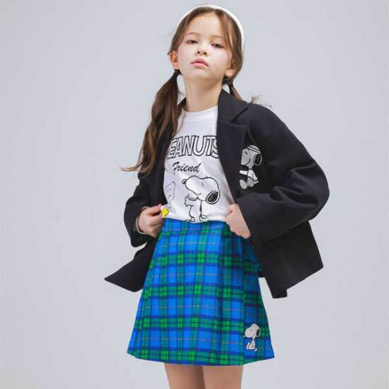 [아이러브제이]P.피너츠 플리츠 스커트 JVSSK06