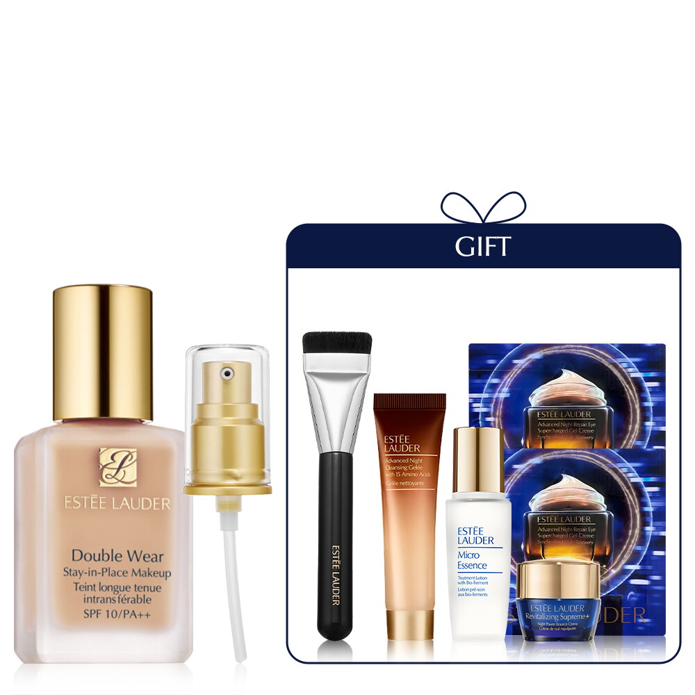 에스티로더 (단독) 더블웨어 파운데이션 세트 (+디럭스 5종+브러쉬 증정)