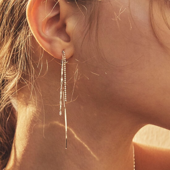 [헤이][Hei][아이유, 이사배, 이유영 착용] 3chain drop earring