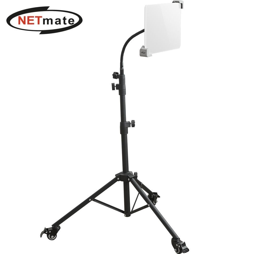 지오벤처스 태블릿PC 스탠드 받침대 플로어 홀더 NM-TPS06 태블릿 거치대 높이조절형