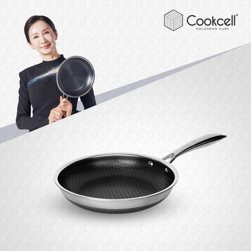 BLACKCUBE YISAN CO.,LTD [단품]쿡셀 홀로그램 큐브팬 프라이팬 22cm