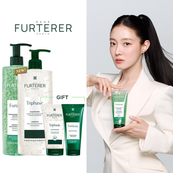 [르네휘테르](LIVE)포티샤 샴푸 600ml+트리파직 샴푸 500ml 듀오(+정품증정)