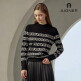 [아이그너]울 블렌디드 체인로고 니트