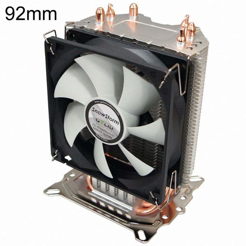 에이치플러스몰 CPU 쿨러 92mm 냉각팬 고성능 컴퓨터 부품 수냉 쿨링