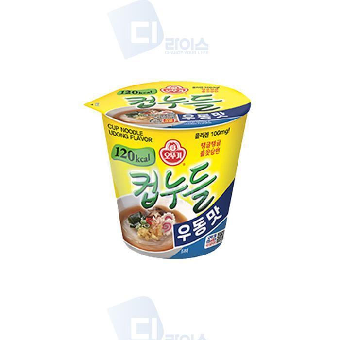 셀러허브 식품 오뚜기 컵누들 우동맛 소컵 15개 라면 컵라면 곤약국수 저칼로리 식사대용 간식 간편식 야식 출