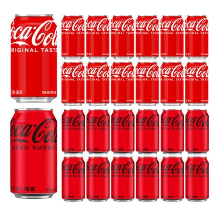 코카콜라 [코카콜라]코카콜라 355ml 12캔 코카제로 12캔 355ml 24캔 탄산 음료수 /s (33044663)