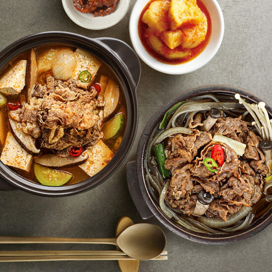 [외갓집]외할머니 집밥 차돌 된장찌개 5팩+뚝배기 불고기 2팩