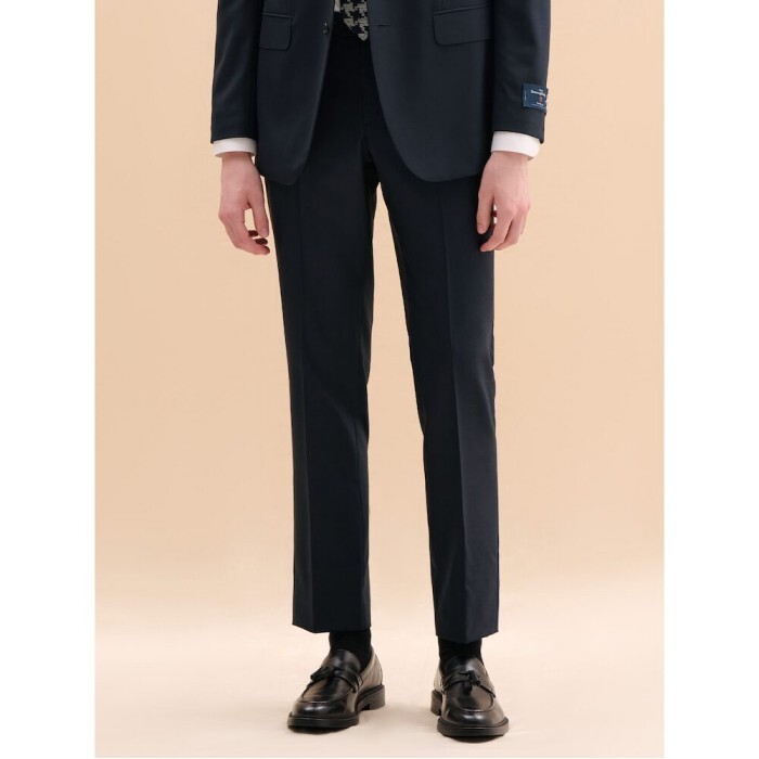 갤럭시 [갤럭시] [GX] 울 솔리드 슬림핏 수트 팬츠  네이비 (GA4802X01R)