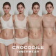 [크로커다일(언더웨어)][크로커다일] 라이크라쉘론 U넥 패드일체형 브라+팬티 8종세트 CDW4M11121314_T