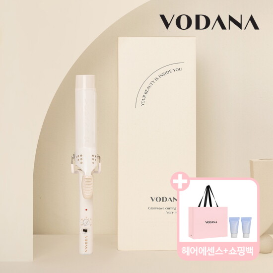 [보다나][10/22 엘라이브 특가/사은품증정][보다나] 글램웨이브 봉고데기 프리볼트 32mm 아이보리무드