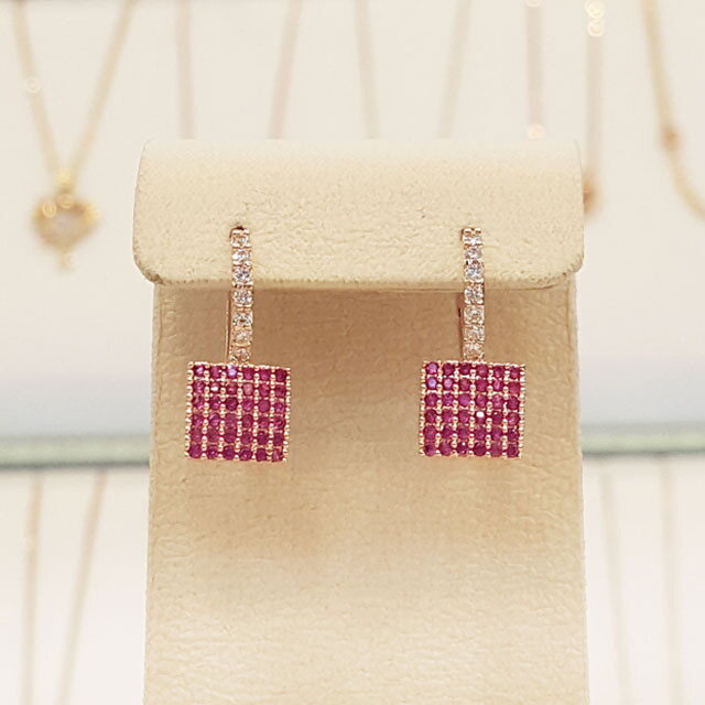 볼라레 볼라레 [볼라레]스카시루비 원터치귀걸이 (ve812)