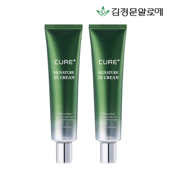 [김정문알로에][김정문알로에] 큐어 3X크림 50ml 2개