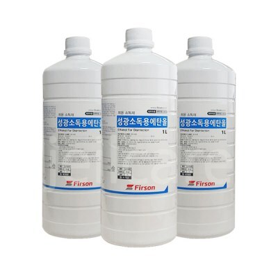 텐바이텐 성광 소독용 에탄올 1L 3병