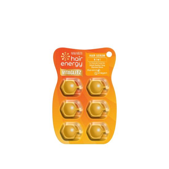 [기타][마카리조]헤어 에너지 비타글리츠 헤어 세럼 키위 1ml x6ea (해피허브메타)