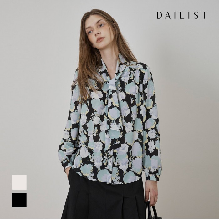 데일리스트 [26 신상] 타이 블라우스_MDBNL6S1141