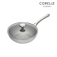 [코렐 듀라나노]코렐 듀라나노 스테인레스 스틸 2종 세트(팬 24cm+궁중팬 24cm)