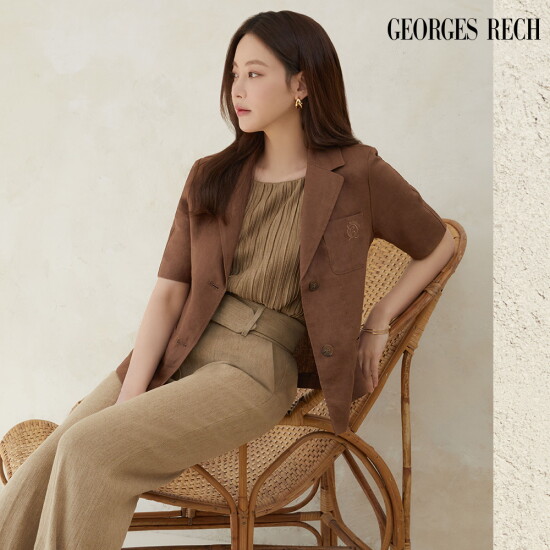 [조르쥬 레쉬](런칭가 69,900원)(24SS) 프렌치린넨100 로제르 자켓