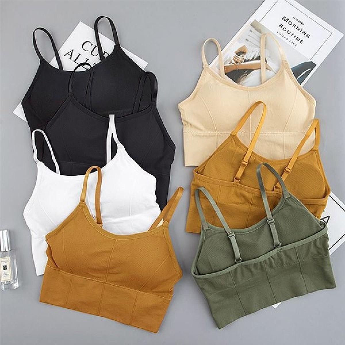 에이치플러스몰 밴딩와이드브라캡 이너 브라 여성 이너 여성 요가 언