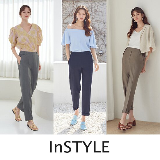 **[Instyle]22SS 인스타일 슬림핏  배기팬츠 3종