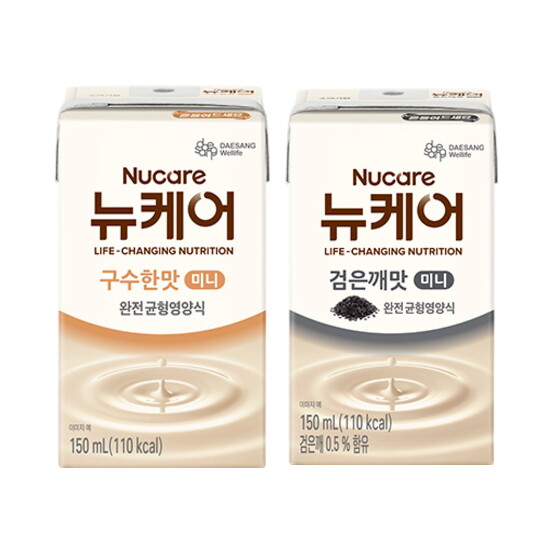 [대상웰라이프][24팩] 뉴케어 미니 구수한맛/미니검은깨맛 中 택1(150ml x 24팩 x 1박스)
