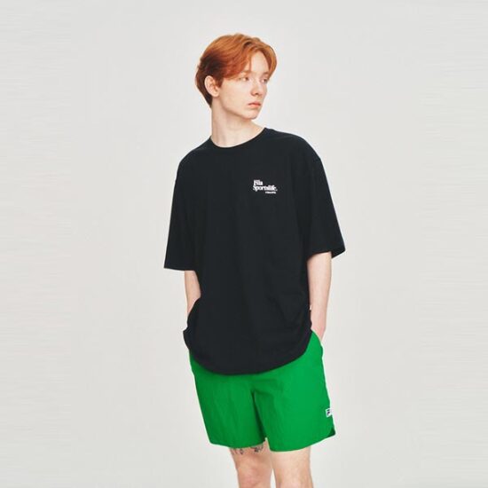 [휠라][FILA] [휠라] (온라인 단독)Sportslife 스몰로고 반팔티셔츠 (FE2RSF5103X_BLK) (FE2RSF5103X_BLK)