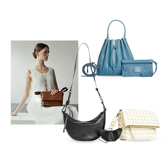 상세페이지참조 [가이거] 26SS NEW 플리세 플리츠백 런칭!BEST 핸드백 모음