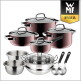 [WMF](로즈쿼츠)퓨전테크 미네랄 냄비 4종세트+[특별구성]스테인리스 스티머 28cm+펀칭볼 세트 20cm+미니스푼 2pcs