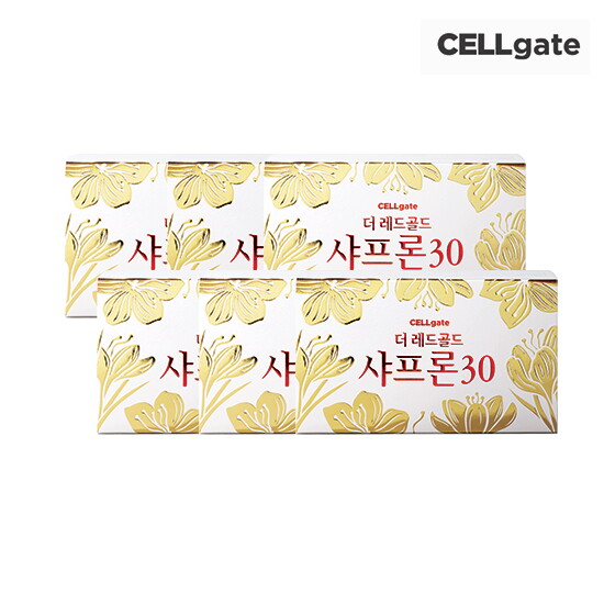 [쎌게이트]☆[24주분]셀게이트 더 레드골드 샤프론 30 (1.5g×28포×6박스)