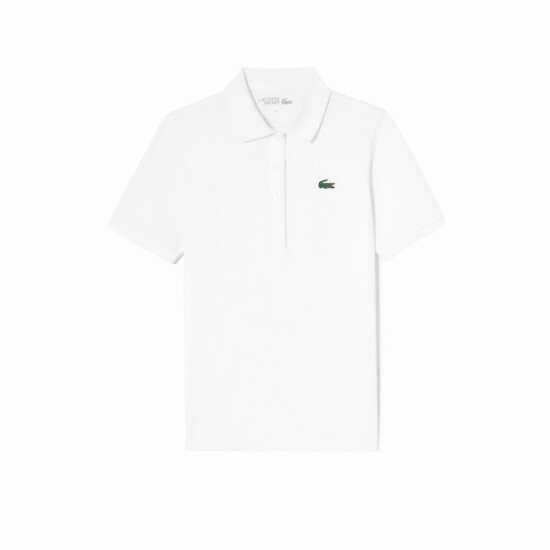 [라코스테스포츠]PF945E-54G 여성 베이직 골프 화이트 반팔 폴로