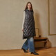 [유로컬렉션][정가 199,000원]슬리브리스 퀼팅 구스다운 롱베스트