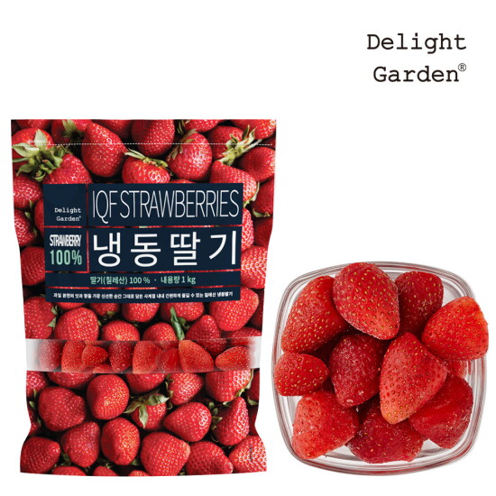[딜라잇가든]딜라잇가든 냉동 딸기(칠레산)1kg x 5