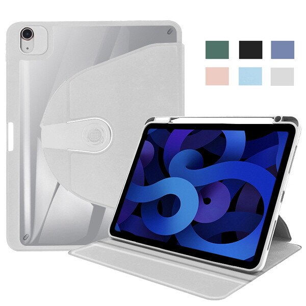 수나르 아이패드 프로2세대 10.5인치 2017년 360도 회전 거치대 펜슬수납 심플 가죽 태블릿 케이스