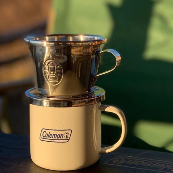 셀러허브 식품 콜맨 휴대용 캠핑 드립커피 드리퍼 파르테논 올 스텐