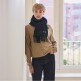 [아브라함문]아브라함문 메리노울 숄 머플러 50cm - 블랙 워치