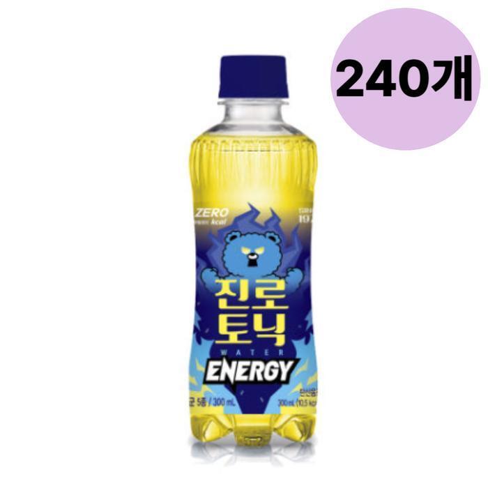 셀러허브 식품 하이트진로음료 토닉 워터 에너지 제로 300ml 240병