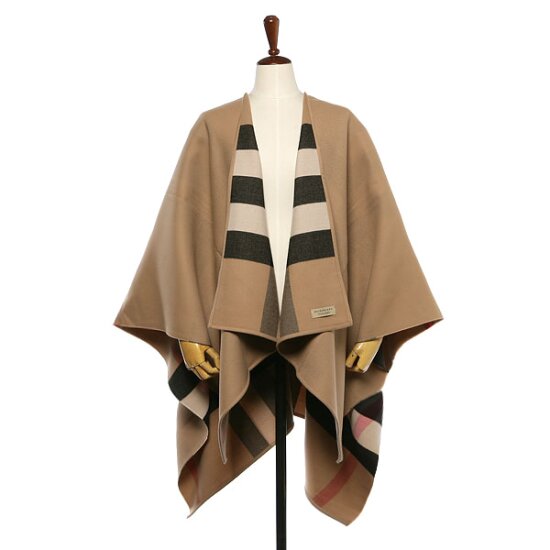 BURBERRY 울 체크 판초 (4029405 1/ 4029406 1 / 4025517 1 / 4029404 1)