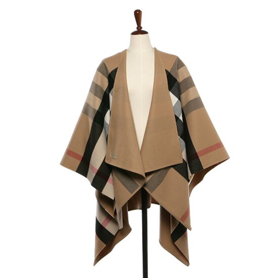 BURBERRY 울 체크 판초 (4029405 1/ 4029406 1 / 4025517 1 / 4029404 1)