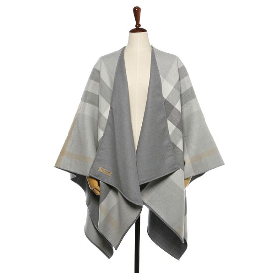 BURBERRY 울 체크 판초 (4029405 1/ 4029406 1 / 4025517 1 / 4029404 1)