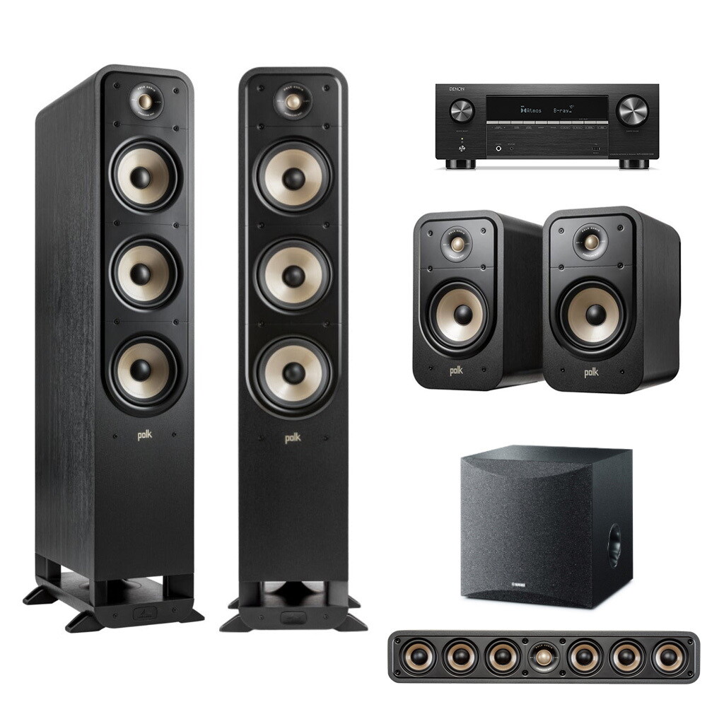 DENON 데논 AVR-X2900H AV리시버 + 폴크오디오 ES60 5.1채널 홈시어터 스피커(100)