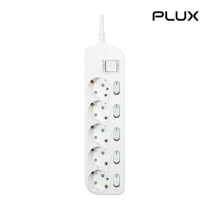 플럭스 [하이마트] 절전형 멀티탭 개별 스위치 5구 5M