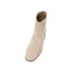 [포멜카멜레][포멜카멜레] 스판 스웨이드 베이지 앵클부츠 2.5CM (FIW1F1SA883S1)