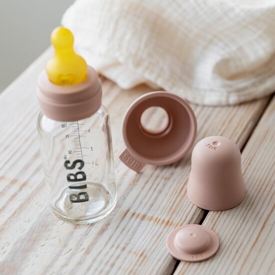 BIBS 빕스 천연고무 유리젖병 컴플리트 세트 110ml
