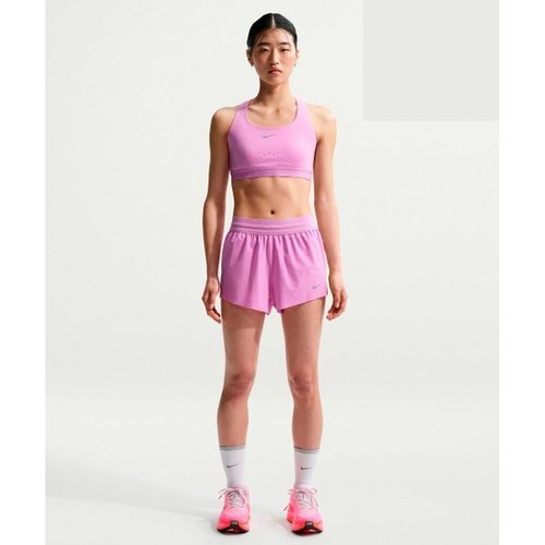 제조사: Nike inc. / 수입처 : 나이키코리아(유) 나이키 나이키 스위프트 브리드 드라이 핏 미드라이즈 2.5인치 브리프 라인드 러닝 쇼츠 W - 라이트 마젠타:포톤 더스트:화이트 IF1679-503