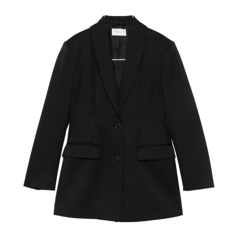 더로우 더로우 샤울 라펠 플랩 포켓 블레이저 10952W4600 BLK