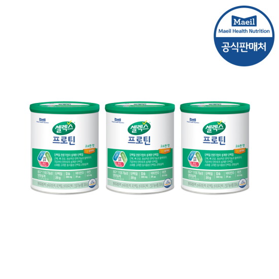[셀렉스][매일헬스뉴트리션] 셀렉스 프로틴 고소한맛(304Gx3캔) (24일분)