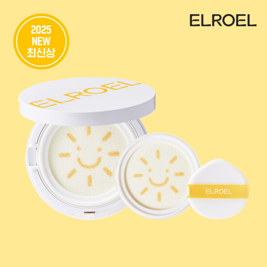 [엘로엘][4중기능성!최신상빅선쿠션] 엘로엘 팡팡 빅 선쿠션 본품 25g + 리필 25g