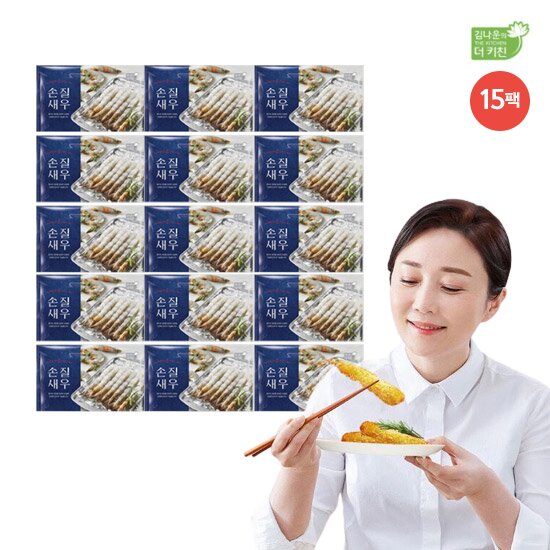 [김나운 더 키친] 손질새우 15팩 총 300마리