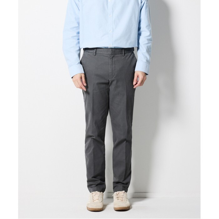 에스티코 [DIEMS][히든밴드] 바이오워싱 치노 팬츠_차콜 (테이퍼드핏)-DZAPV10764B