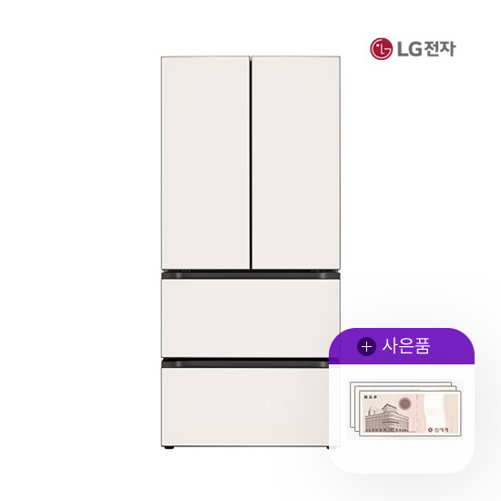 [렌탈]LG전자 [렌탈] LG 오브제 김치톡톡 491L 베이지 Z492GBB17ES 월90000원 5년약정/60개월 의무사용
